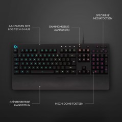 Logitech Prodigy G213 Keyboard - 168 Million Colors, Wired US International - Elevate Your Gaming Experience!